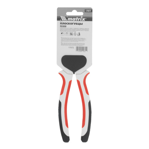 Плоскогубцы Premium, 200 мм, трехкомпонентные рукоятки Matrix по ценам производителя в Краснодаре с доставкой по всей России