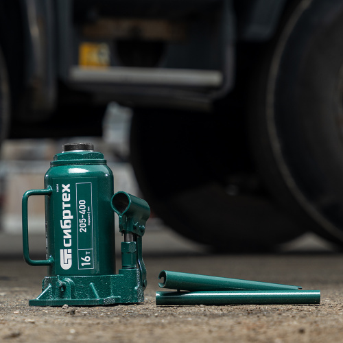 Домкрат гидравлический бутылочный, 16 т, 205-400 мм Сибртех по ценам производителя в Краснодаре с доставкой по всей России