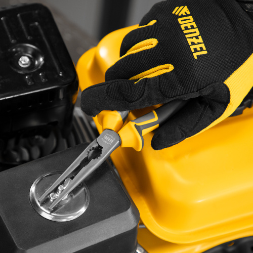 Длинногубцы прямые 205 мм, трехкомпонентные рукоятки Denzel по ценам производителя в Краснодаре с доставкой по всей России