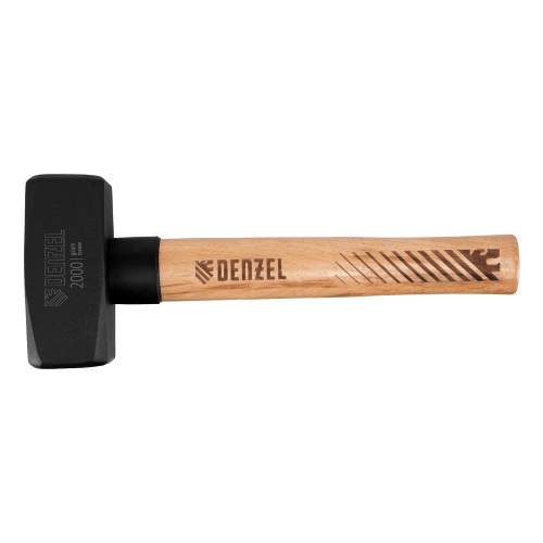 Кувалда, 2000 г, кованая головка, буковая рукоятка Denzel по ценам производителя в Краснодаре с доставкой по всей России