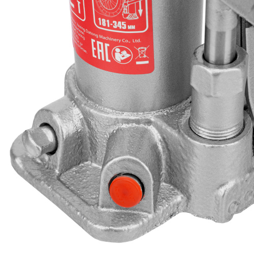 Домкрат гидравлический бутылочный, 2 т, высота подъема 181-345 мм Matrix по ценам производителя в Краснодаре с доставкой по всей России