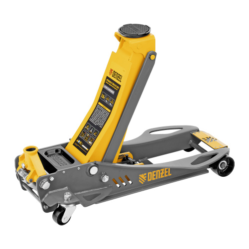 Домкрат гидравлический подкатной, 3,8 т, 110-580 мм, быстрый подъем, низкий подхват, проф. Denzel по ценам производителя в Краснодаре с доставкой по всей России