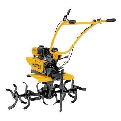 Мотоблок DPT-270SB, 7 л.с., ремен.сцеп, фрез 3х4, ШОМ, без колес, передачи 2В/1Н Denzel по ценам производителя в Краснодаре с доставкой по всей России