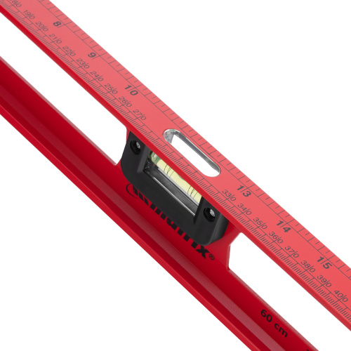 Уровень алюминиевый "Рельс", 600 мм, 3 глазка, усиленный Matrix по ценам производителя в Краснодаре с доставкой по всей России