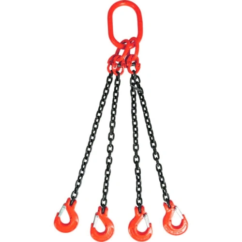 Строп цепной TOR 4СЦ г/п 17,0 т 9,0 м с самозакрывающимися крюками по ценам производителя в Краснодаре с доставкой по всей России