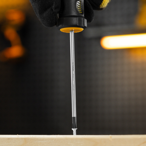 Отвертка, PH0х75 мм, S2, 3к рукоятка Denzel по ценам производителя в Краснодаре с доставкой по всей России