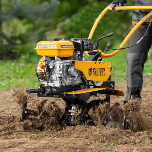 Мотоблок DPT-270S, 7 л.с., ремен.сцеп, фрез 3х4, ШОМ, передачи 2В/1Н Denzel по ценам производителя в Краснодаре с доставкой по всей России