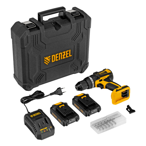 Дрель-шуруповерт аккумуляторная ударная бесщет CIDB-IB-18-02, Li-Ion, 18 В, 2 акк. Denzel по ценам производителя в Краснодаре с доставкой по всей России