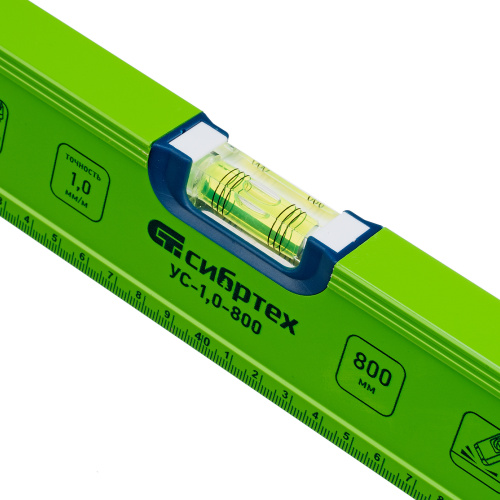 Уровень алюминиевый УС-1, 0-800, фрезерованный, 3 глазка, рукоятки, 800 мм Сибртех по ценам производителя в Краснодаре с доставкой по всей России