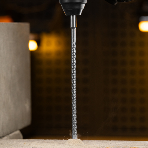 Бур по бетону, цельная крестовая пластина, 10x315 мм, SDS PLUS Denzel по ценам производителя в Краснодаре с доставкой по всей России