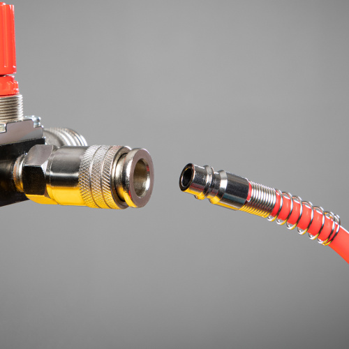 Шланг спиральный воздушный, 15 м, с быстросъемными соединениями Matrix по ценам производителя в Краснодаре с доставкой по всей России