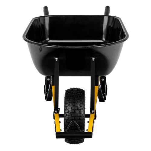 Тачка строительная, усиленная, объем 140 л, 230 кг, колесо 15х6.00-6 Denzel по ценам производителя в Краснодаре с доставкой по всей России