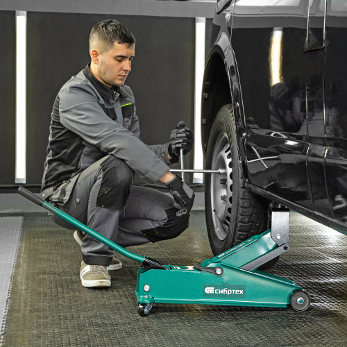 Домкрат гидравлический подкатной, 3 т, 192-532 мм, SUV Сибртех по ценам производителя в Краснодаре с доставкой по всей России