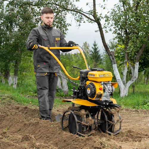 Мотоблок DPT-370S, 7 л.с., ремен.сцеп, фрез 3х4, ШОМ, передачи 3В/1Н Denzel по ценам производителя в Краснодаре с доставкой по всей России