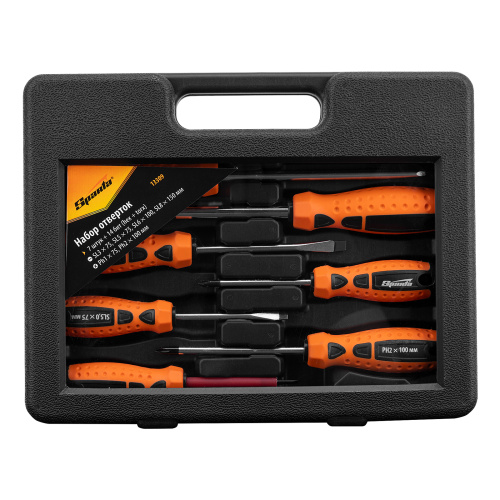 Набор отверток, биты, двухкомпонентные рукоятки, 21 предмет Sparta по ценам производителя в Краснодаре с доставкой по всей России