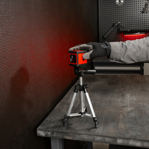 Лазерный уровень XQB RED Pro SET, 10 м, красный луч, батарейки, штатив MTX по ценам производителя в Краснодаре с доставкой по всей России