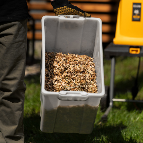 Измельчитель садовый электрический ECS-2700, 2700 Вт, 40 мм Denzel по ценам производителя в Краснодаре с доставкой по всей России