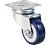 Колесо аппаратное поворотное SCv 25 50 мм (синяя резина) по ценам производителя в Краснодаре с доставкой по всей России