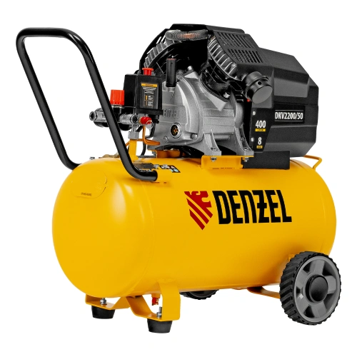 Компрессор воздушный DKV2200/50, Х-PRO 2.2 кВт, 400 л/мин, 50 л Denzel по ценам производителя в Краснодаре с доставкой по всей России