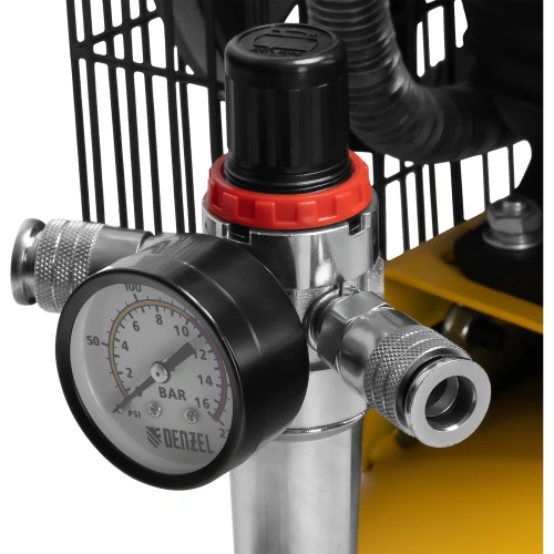 Компрессор воздушный BCV2300/100, ременный привод, 2.3 кВт, 100 литров, 440 л/мин Denzel по ценам производителя в Краснодаре с доставкой по всей России