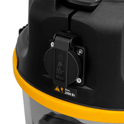 Пылесос строительный RVC30, 1400 Вт, бак 30 л, шланг 3 м, розетка с автосинхр. Denzel по ценам производителя в Краснодаре с доставкой по всей России