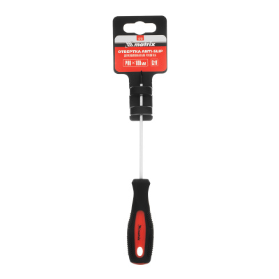 Отвертка Anti-Slip, PH0 х 100 мм, CrV, двухкомпонентная рукоятка Matrix по ценам производителя в Краснодаре с доставкой по всей России