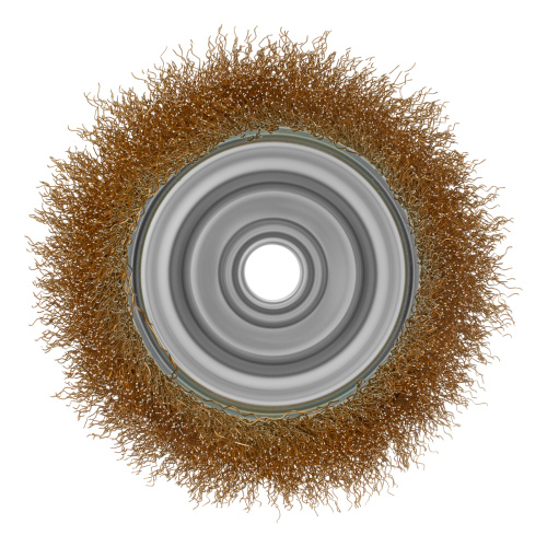 Щетка для УШМ, 100 мм, М14, "чашка", латунированная витая проволока Matrix по ценам производителя в Краснодаре с доставкой по всей России