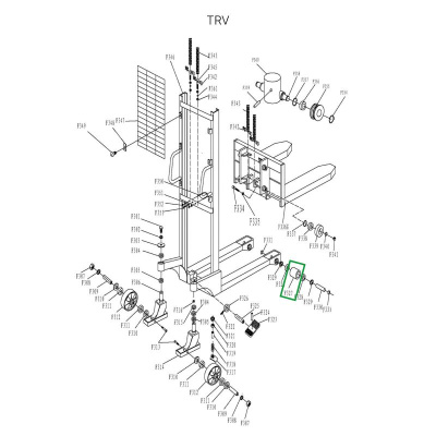 Ролик подвильный 74х58 для TRV черный полиуретановый по ценам производителя в Краснодаре с доставкой по всей России