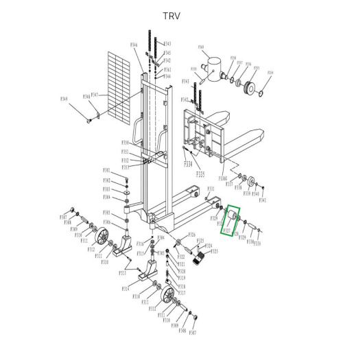 Ролик подвильный 74х58 для TRV черный полиуретановый по ценам производителя в Краснодаре с доставкой по всей России