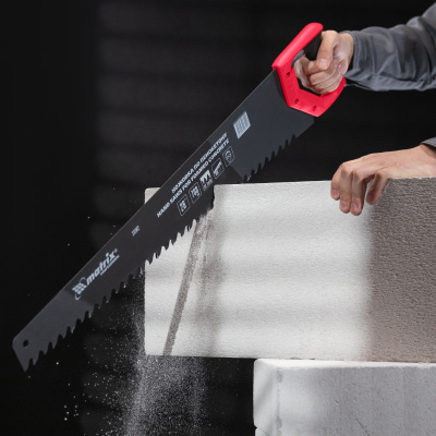 Ножовка по пенобетону, 700 мм, защитное покрытие, твердосплавные напайки на зубья, двухкомпонентная рукоятка Matrix по ценам производителя в Краснодаре с доставкой по всей России