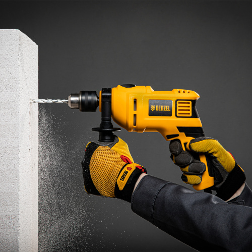 Дрель ударная ID-650, 650 Вт, 0-3000 об/мин, 48000 уд/мин Denzel по ценам производителя в Краснодаре с доставкой по всей России