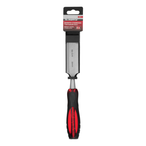 Долото-стамеска "Тигровый глаз", 30 мм, двухкомпонентная обрезиненная рукоятка Matrix по ценам производителя в Краснодаре с доставкой по всей России