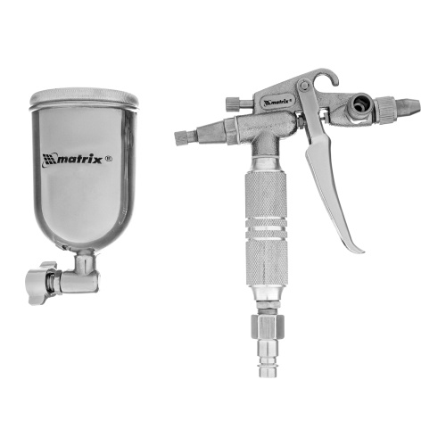 Краскораспылитель пневматический для финишных работ с верхним бачком V 0,1 л, сопло D 0.5 мм Matrix по ценам производителя в Краснодаре с доставкой по всей России