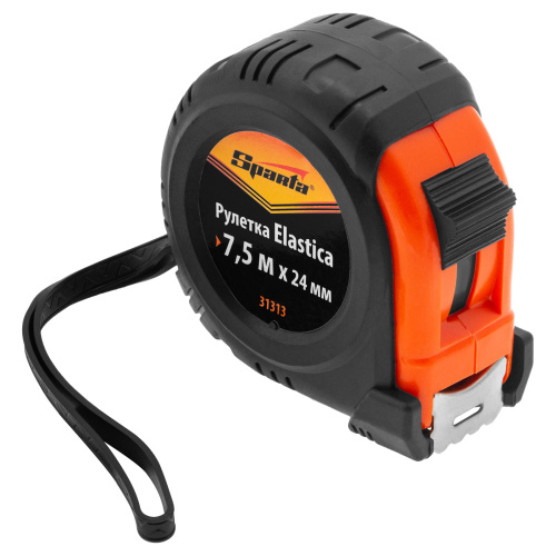 Рулетка Elastica,7,5 м х 24 мм,обрезиненный корпус Sparta по ценам производителя в Краснодаре с доставкой по всей России