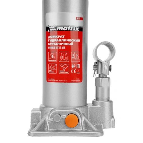 Домкрат гидравлический бутылочный, 4 т, h подъема 194-372 мм Matrix по ценам производителя в Краснодаре с доставкой по всей России