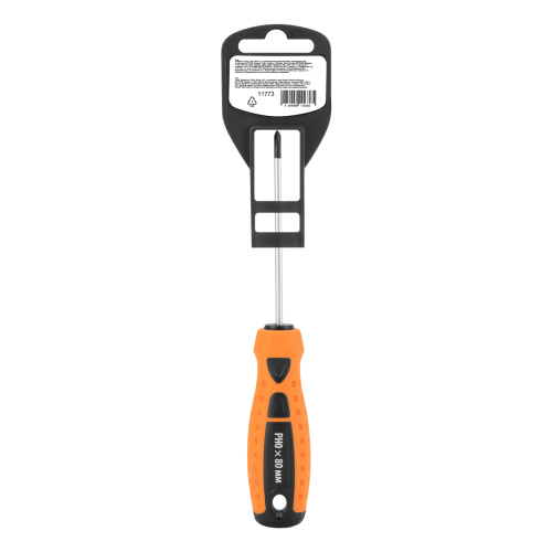 Отвертка "Point", PH0 х 80 мм, CS, двухкомпонентная рукоятка Sparta по ценам производителя в Краснодаре с доставкой по всей России