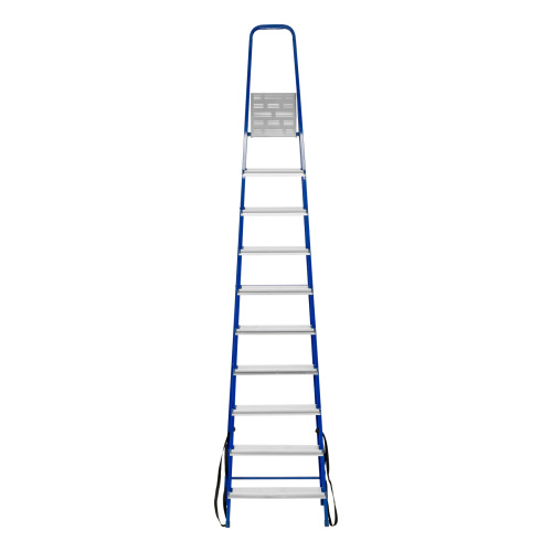 Стремянка, 10 ступеней, стальной профиль, алюминиевые ступени Сибртех по ценам производителя в Краснодаре с доставкой по всей России