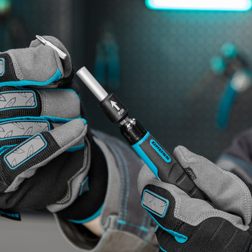 Отвертка с набором бит и торцевых головок для точных работ, гибкий привод, 48 шт, CrMo Gross по ценам производителя в Краснодаре с доставкой по всей России