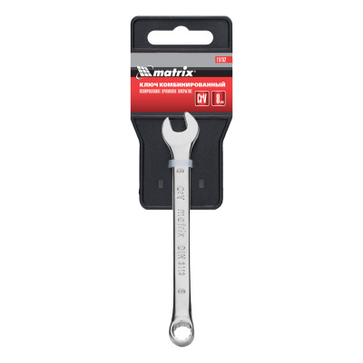 Ключ комбинированный, 8 мм, CrV, полированный хром Matrix по ценам производителя в Краснодаре с доставкой по всей России