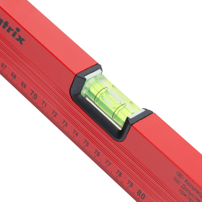 Уровень алюминиевый, 1500 мм, 3 глазка, красный, линейка Matrix по ценам производителя в Краснодаре с доставкой по всей России