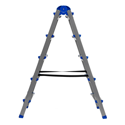 Стремянка двухсторонняя 5 ступеней, сталь профиль, стальные ступени, Сибртех по ценам производителя в Краснодаре с доставкой по всей России