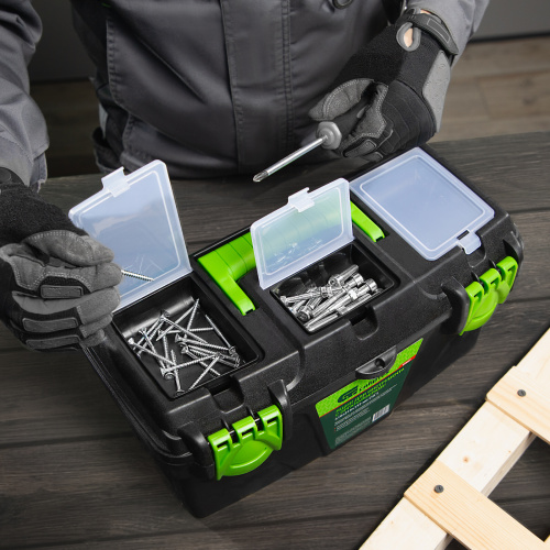 Ящик для инструментов 16”, с органайзерами Сибртех по ценам производителя в Краснодаре с доставкой по всей России