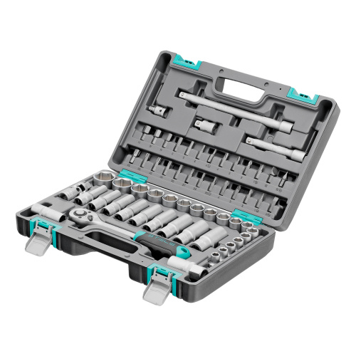 Набор инструментов, 1/2", CrV, пластиковый кейс 60 предметов Stels по ценам производителя в Краснодаре с доставкой по всей России