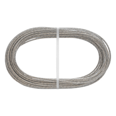 Трос металлополимерный прозрачный ПР-3.0, толщина 3.0 мм, моток 20 метров Сибртех по ценам производителя в Краснодаре с доставкой по всей России