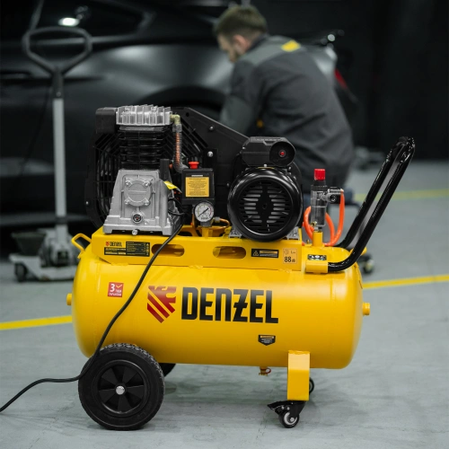 Компрессор воздушный рем. привод BCI 2100/50, 2,1 кВт, 50 литров, 400 л/мин Denzel по ценам производителя в Краснодаре с доставкой по всей России