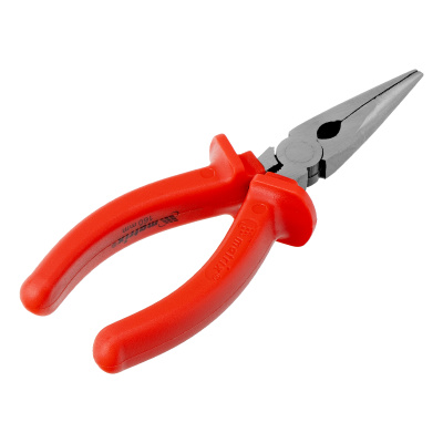 Длинногубцы прямые Econom, 160 мм, шлифованные, пластмассовые рукоятки Matrix по ценам производителя в Краснодаре с доставкой по всей России