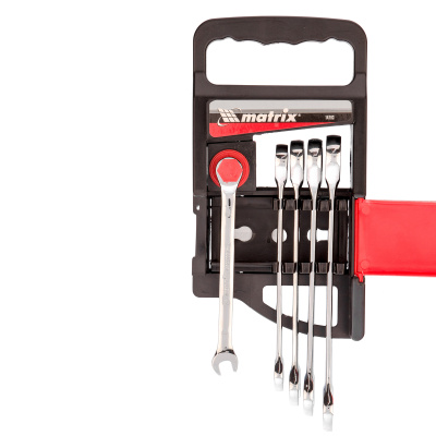 Набор ключей комбинированных, трещоточных 5 шт. Matrix по ценам производителя в Краснодаре с доставкой по всей России