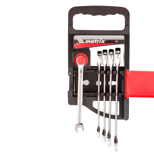 Набор ключей комбинированных, трещоточных 5 шт. Matrix по ценам производителя в Краснодаре с доставкой по всей России