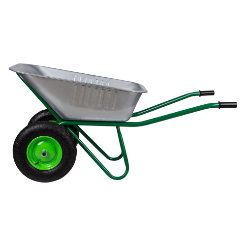 Тачка садово-строительная, 2-х колесная, усиленная, грузоподъемность 320 кг, объем 100 л по ценам производителя в Краснодаре с доставкой по всей России