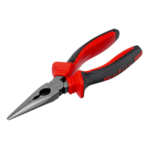 Длинногубцы прямые, 180 мм, хром-ванадий, двухкомпонентные рукоятки Matrix по ценам производителя в Краснодаре с доставкой по всей России